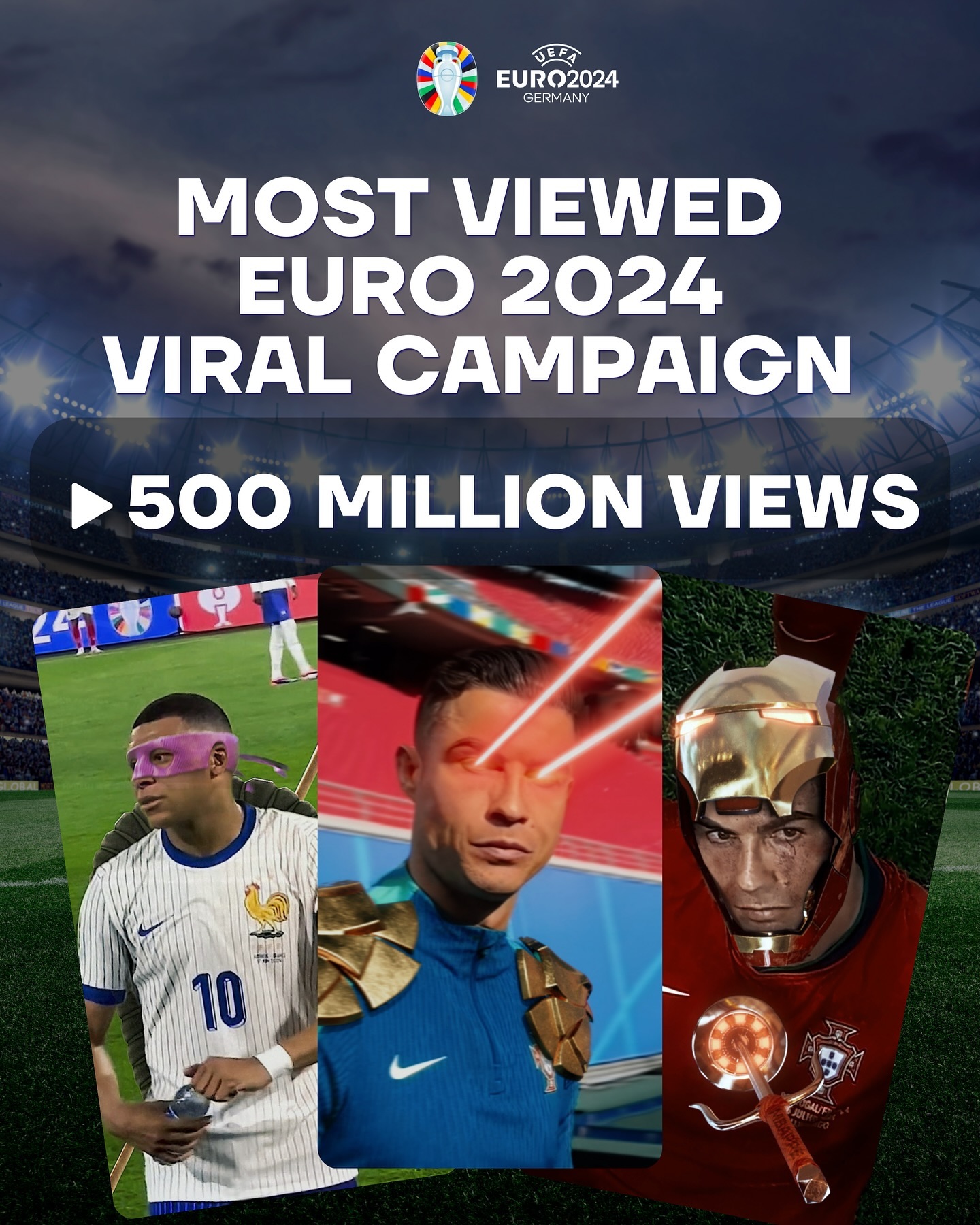 First slide of Our EURO 2024 moment on FLAME CGI Instagram